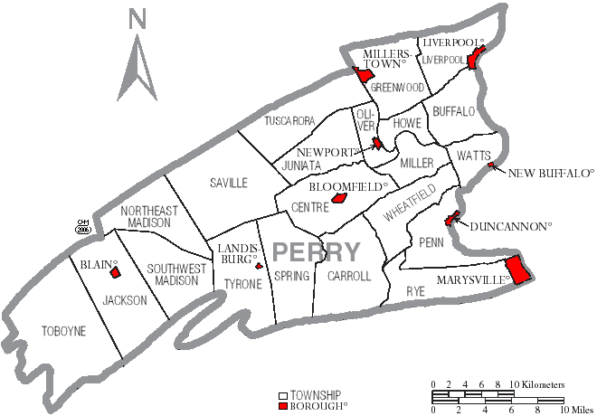 Checking Property Records and Maps (Example: Perry County PA GIS)