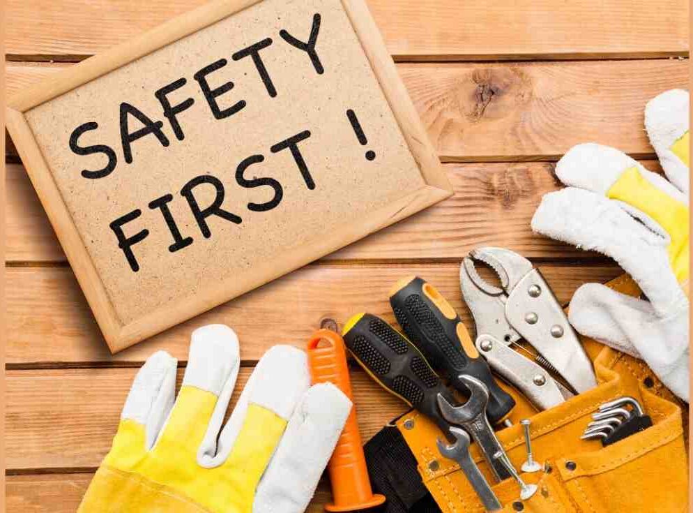 Safety Tips Before Starting you are helping with some repairs at home
