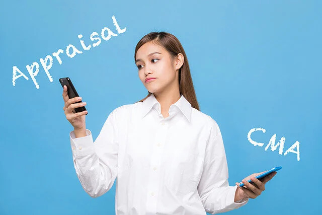 CMA vs Appraisal vs Online Estimates