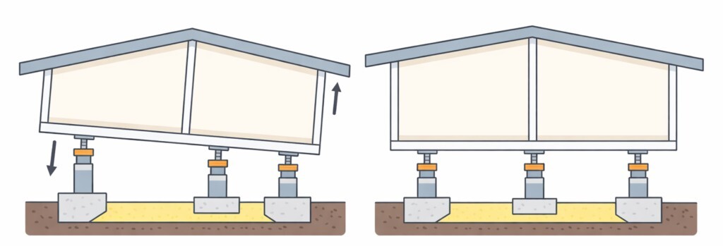 How Mobile Home Leveling Works (Step-by-Step)