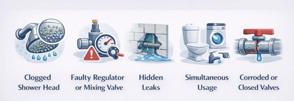 Plumbing Components That Affect Pressure (How Do You Increase Water Pressure in the Shower)