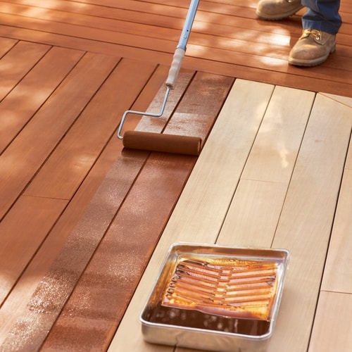 Strip and Stain a Deck